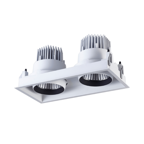 STR762 Recessed Downlight Twin LED Retail  