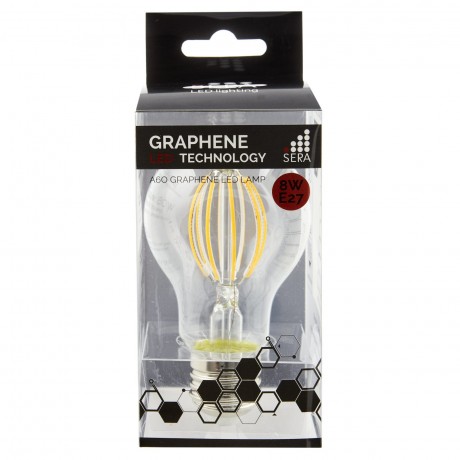 E27 Graphene LED Filament Bulb 8W Dimmable 