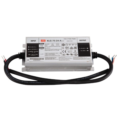 75W 24V Constant Voltage LED Driver For LED Strip Lights 