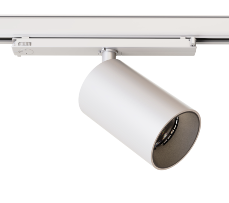 39W Large Track Light Nova 93  White / Black