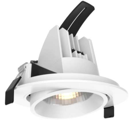 Swivel and Scoop Downlight Dimmable Black / White