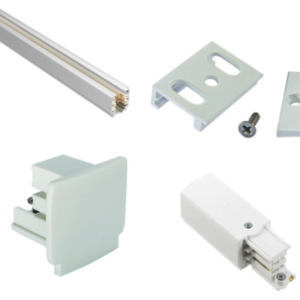 Global Trac Surface Mounting Kit White