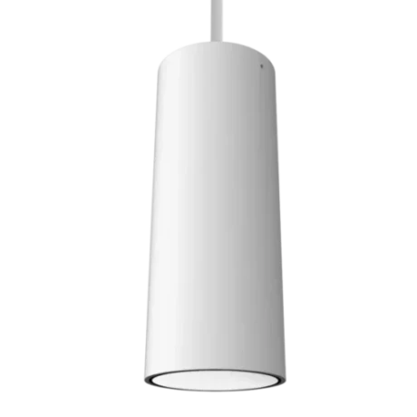 Tubular 60  Fixed Pendant Light White / Black