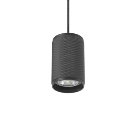 E27 Besa Plate Pendant Tubular 50 Knurled or Matte Finish