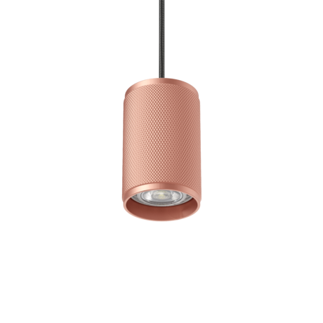 GU10 Pendant Tubular 50 Knurled or Matte Finish
