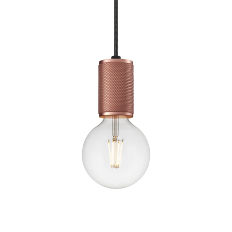 E27 Pendant Tubular 50 Knurled or Matte Finish