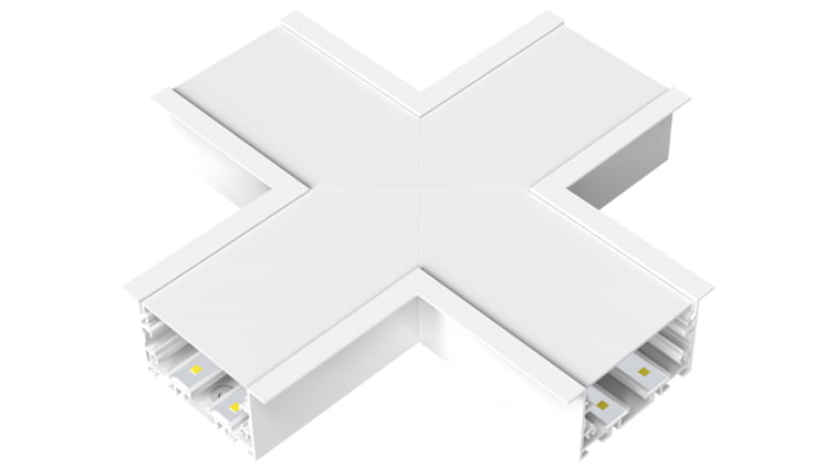 STL288 Modular Linear LED Recessed Crossed Section