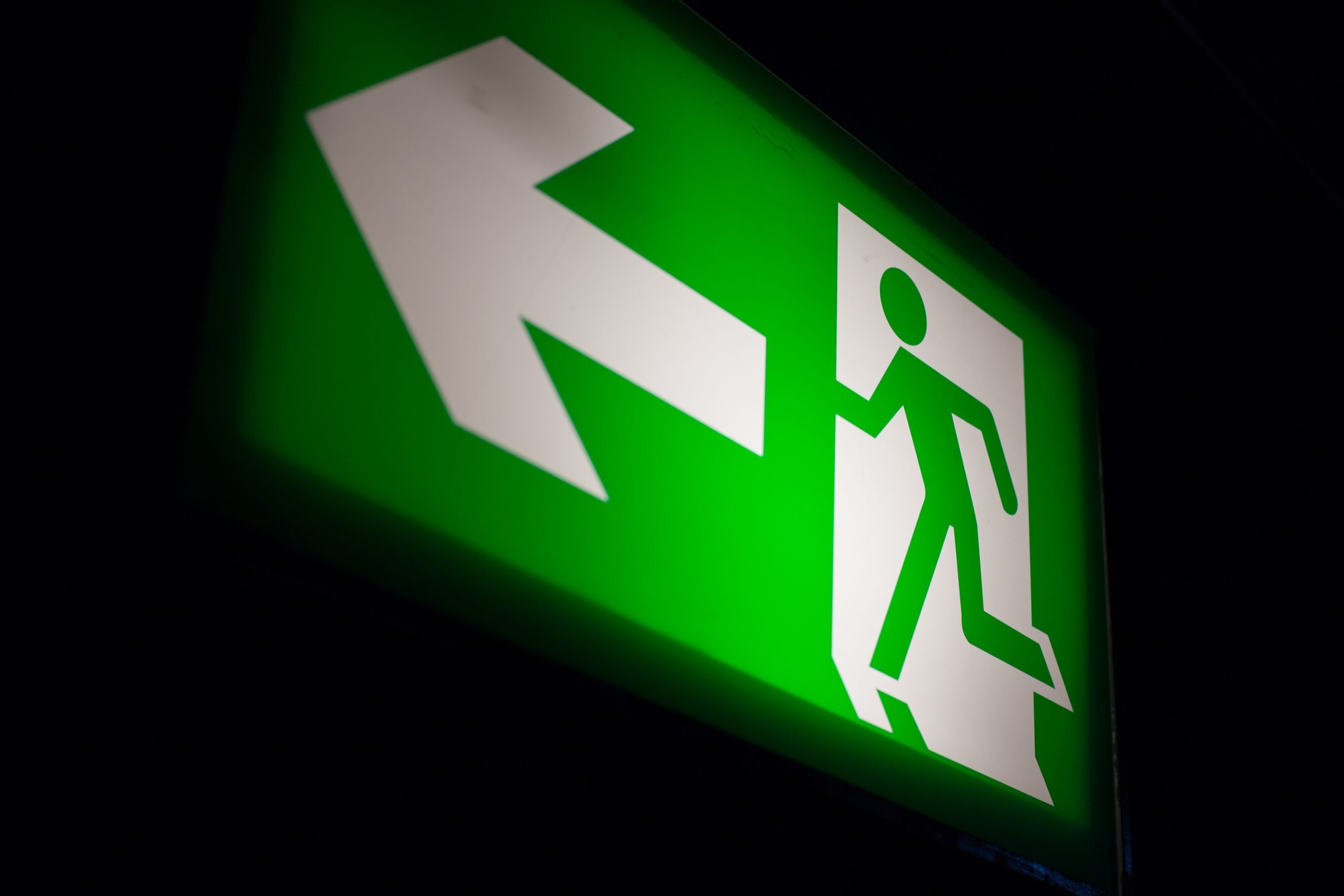 Emergency Exit Sign