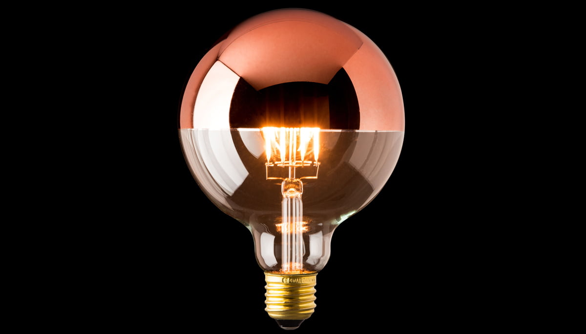 Globe LED Filament Bulb_COPPER_ON