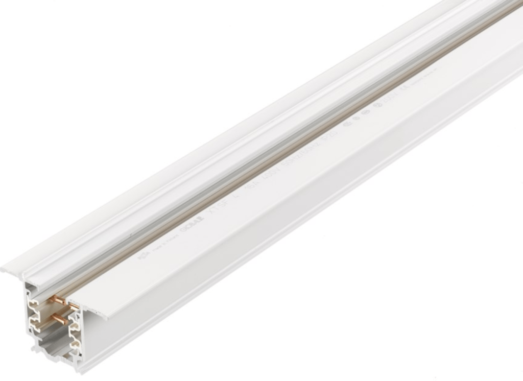 Global Trac Recessed Track White