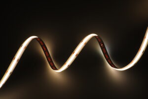 Tuneable White COB LED Strip - On - Warm White Spiral